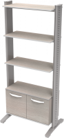 Офисные стеллажи + Стеллаж 1-секц. с тумбой