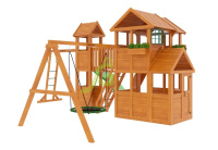 Детские уличные комплексы + Детская площадка IgraGrad Клубный домик Макси