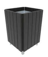 Скамейки и столики + МФ 06-507-П Урна полимерная, со вставкой