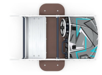 Теневые навесы, беседки + Машинка (серая) - Беседка машинка средняя - МФ 10.03.01-04.И1