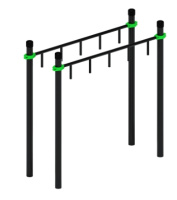 Уличные турники и брусья (Воркаут) + Воркаут ЛОВ 108 ВТ 102.10-01
