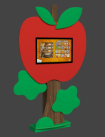 Навесные мультимедийные комплексы + Мультимедийный развивающий комплекс «AVKompleks Multi 21» в форме яблока с опорой