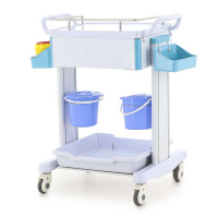 Тележки медицинские + Столик реанимационный, анестезиологический CT001 (ТМ-014АН-00)