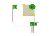 Песочницы + Песочный дворик Ягодка с горкой ДИК ИО 07-539
