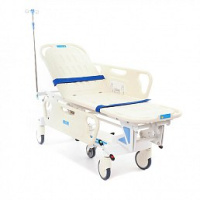 Тележки для перевозки пациентов + Тележка-каталка для перевозки больных с регулировкой высоты ГИДРОПРИВОДОМ MET G-SILENCE