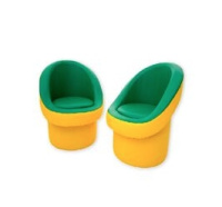 Детская мягкая мебель + Мягкий уголок "Зебра"