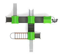 Детские уличные комплексы + Лукоморье - ДИК 2.25.08-01.С - Игровой комплекс H=1200