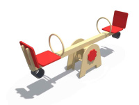 Детские качели + Качалка-балансир малый ИО 04050