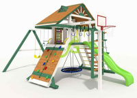 Детские уличные комплексы + Детская площадка IgraGrad Крепость Фани (Дерево) мод.1
