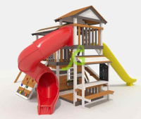 Детские уличные комплексы + Детская площадка IgraGrad Домик 4 мод.1