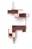 Детские уличные комплексы + Теремок (Пряничный домик) - ДИК 2.07.03-02