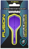 Аксессуары для игры в дартс + Литые оперения с хвостовиками Winmau Fusion Medium Purple (фиолетовые)