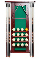 Киевницы + Киевница настенная София для 6 киев с подвесами дуб махагон