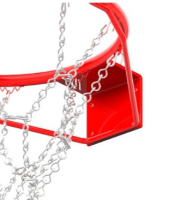 Сетки баскетбольные + Стальная сетка для баскетбольного кольца DFC N-S1