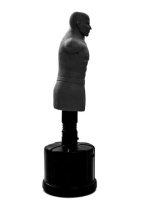 Манекены для бокса и борьбы + Манекен DFC Boxing Punching Man-Heavy c регулировкой высоты TLS-AB (черный)