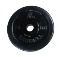 Диски для штанг и гантелей + Диск обрезиненный DFC диаметр 26 мм