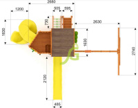 Детские уличные комплексы + Детская площадка IgraGrad Клубный домик 4 Luxe