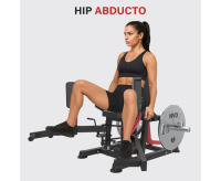 Тренажеры силовые нагружаемые дисками + Тренажер сведение/разведение ног STONERISE D3501