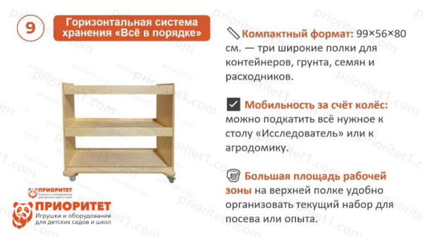 Готовые кабинеты для детского сада и ДОУ + Детская агролаборатория №4