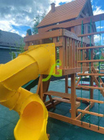 Детские уличные комплексы + Детская площадка IgraGrad Шато с трубой (Домик)