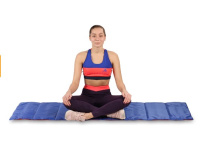 Коврики и маты + Коврик гимнастический INDIGO, SM-042-BLR, полиэстер, стенофон, cине-красный