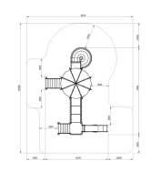 Детские уличные комплексы + Карнавал (Шапито) - ДИК 2.22.02-01.И1 - Игровой комплекс H=1200 H=2000
