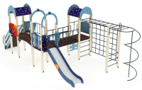 Детские уличные комплексы + Детский игровой комплекс «Городок» H=1200 ДИК 23-304