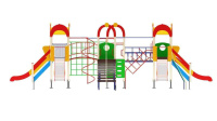 Детские уличные комплексы + Детский игровой комплекс «Остров детства» H=1200 ДИК 27-801