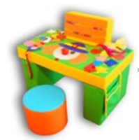 Мягкие модули + Стол дидактический