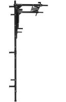 Шведские стенки + Спортивный комплекс "Формула здоровья" с турником-брусьями FORMAN FLEXTER PROFI чёрный