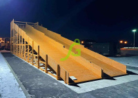 Детские горки + Зимняя горка IgraGrad Snow Fox, скат 18 м мод.1 