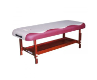 Массажные столы + Массажный стационарный стол DFC NIRVANA SUPERIOR, цвет бежево-винный