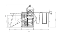 Уличные игровые комплексы для детей + Детская игровая площадка IgraGrad X4