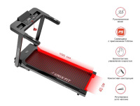 Беговые дорожки + Беговая дорожка UNIXFIT ST-440N Black