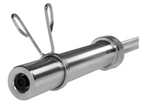 Грифы 50-51 мм + Гриф олимпийский UNIX Fit PRO 180 W-образный 180 см / 50 мм Chrome