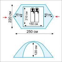  Палатки универсальные + Tramp палатка Scout 2 (V2) (зеленый) 