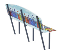 Скамейки и столики + Скамейка детская Коты - МФ 41.01.01-02.И1