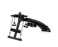 Скамьи + Скамья для пресса DFC с гантелями и эспандерами D102RY