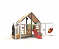 Уличные игровые комплексы для детей + Детская игровая площадка IgraGrad А12