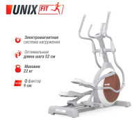 Эллиптические тренажеры + Эллиптический тренажер UNIX Fit MV-850 (Manual Incline) Wood