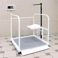 Медицинские весы + Весы МП "Здоровье" 300 ВДА-(50/100; Р) (800х800) 07 Bt К-Ст