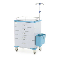 Тележки медицинские + Столик реанимационный, анестезиологический ET006 (ТМ-010АН-00)