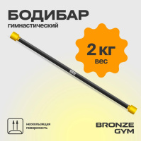 Бодибары + BRONZE GYM BG-FA-BDB2 Бодибар палка гимнастическая, 2 кг