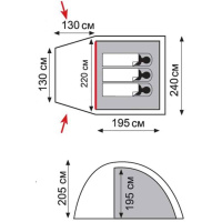  Палатки универсальные + Палатка кемпинговая Tramp Bell 3 V2, песочный