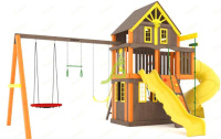Детские уличные комплексы + Детская площадка IgraGrad Шато 2 с трубой (Домик) мод.2