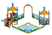 Песочницы + ДИК ИО 07-540-5 Песочный дворик Шахматы