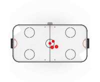 Аэрохоккей + Игровой стол - аэрохоккей DFC Boston2 складной 54"