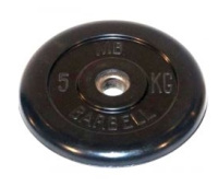 Диски с посадочным диаметром 26 мм + Диск обрезиненный BARBELL MB (металлическая втулка) диаметр 26 мм