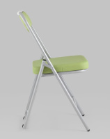 Складные стулья + Складной стул Джонни экокожа салатовый каркас металлик