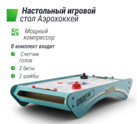 Аэрохоккей + Игровой стол UNIX Line Мини Аэрохоккей настольный (73х40 cм)